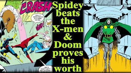 Secret Wars (1984 - 1985) Issues 2 & 3. Spider-man vs the X-men & Doom takes Rook. Comics on the Pyre