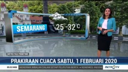Prakiraan Cuaca, Sabtu 1 Februari 2020