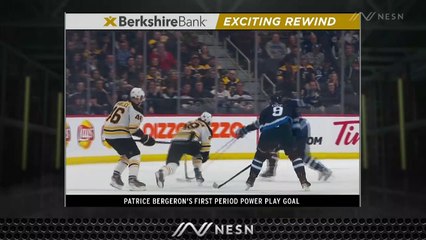 Bruins, Jets Duke It Out Throughout First Two Exciting Periods Friday