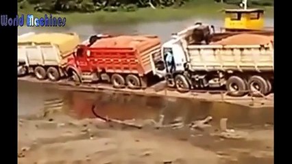 Dangerous Idiots Operator Dump Trucks at Works   Best Truck Disasters Compilation