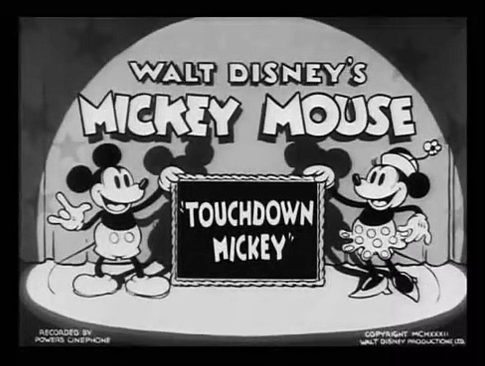 Mickey Mouse - Touchdown Mickey  (1932)