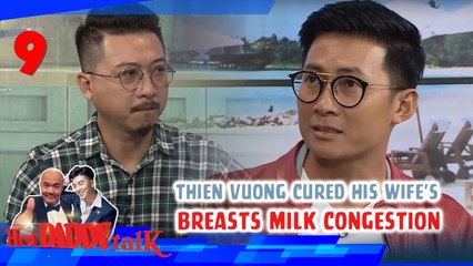 The daddy cured his wife's breasts milk congestion