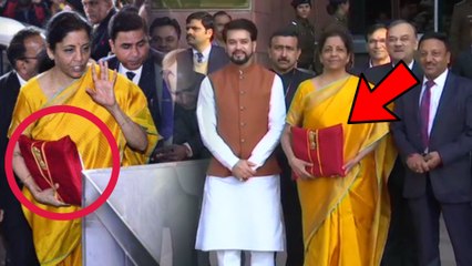 Budget 2020 : Nirmala Sitharaman back with red colored bag