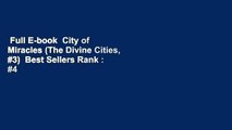 Full E-book  City of Miracles (The Divine Cities, #3)  Best Sellers Rank : #4