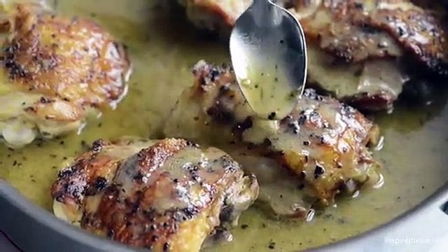 Easy Lemon Chicken Recipe with Herbs .How to Make Lemon Chicken