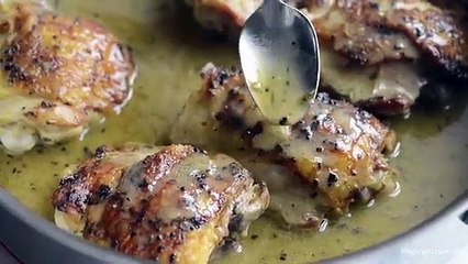 Easy Lemon Chicken Recipe with Herbs .How to Make Lemon Chicken
