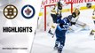 NHL Highlights | Bruins @ Jets 1/31/20