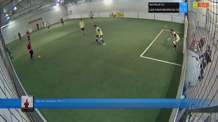 But de Gregory (15-1) - SOYEUX FC Vs LES FAUCHEURS DU CHU - 30/01/20 21:00 - LIGUE 3