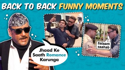 Jackie Shroff Sweet Gesture For FANS, Most FUNNY Videos With Media IN PUBLIC