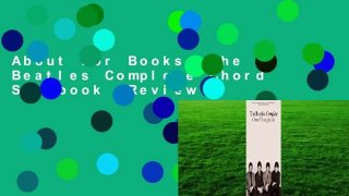 About For Books  The Beatles Complete Chord Songbook  Review