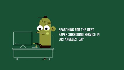 West Coast Archives : Paper Shredding Service in Los Angeles