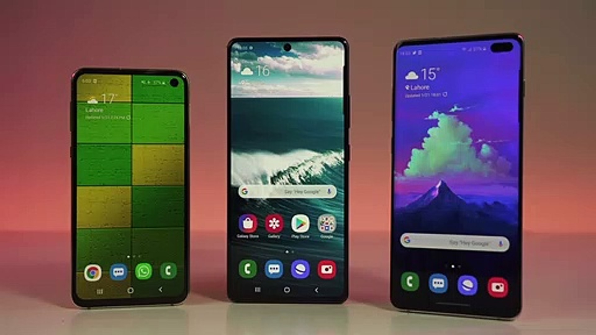 Samsung Galaxy S10 Lite vs S10e vs S10 - Which Should You Buy- - YouTube -  video Dailymotion