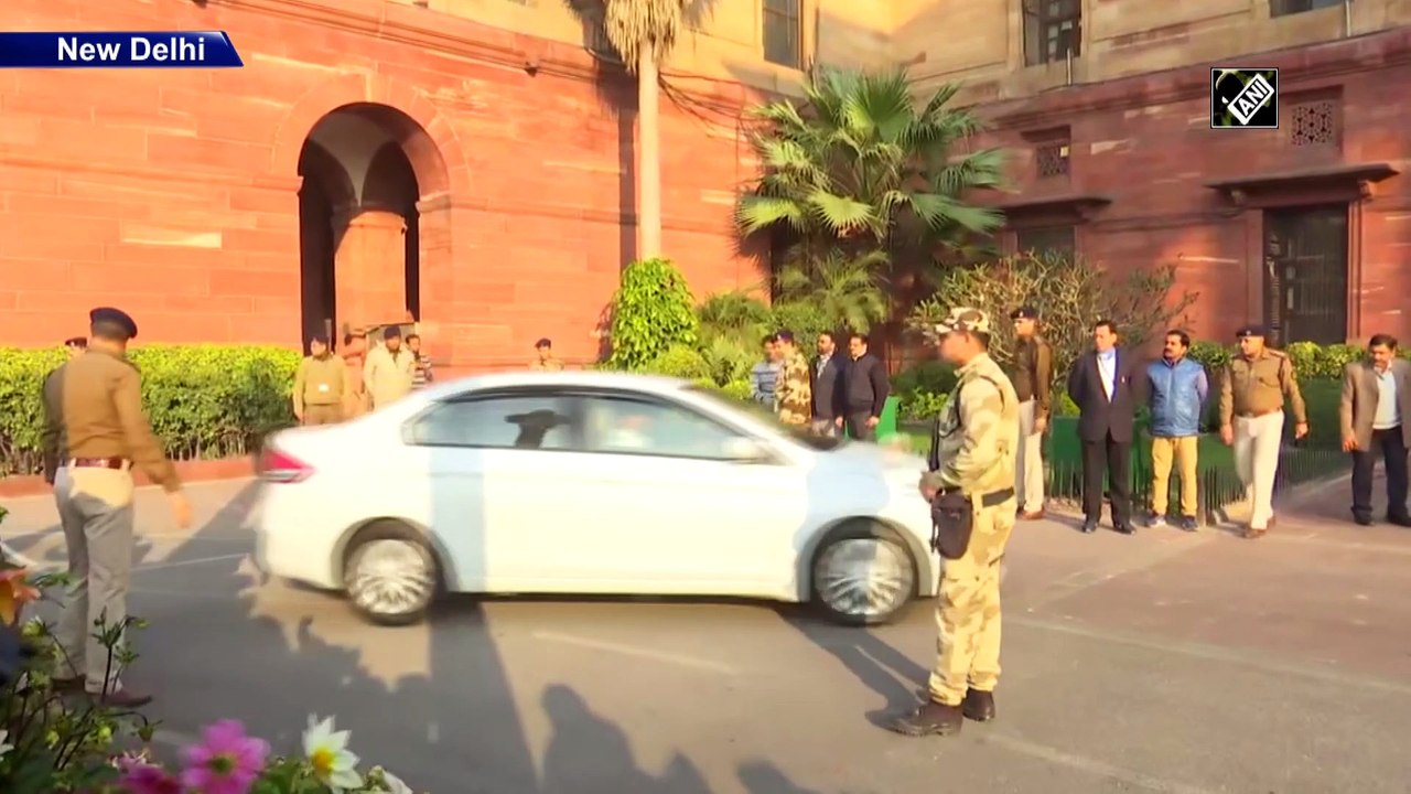 Budget 2020: FM Nirmala Sitharaman, MoS Anurag Thakur reach Finance Ministry