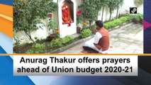 Anurag Thakur offers prayers ahead of Union budget 2020-21