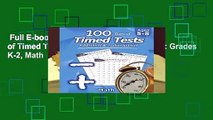 Full E-book  Humble Math - 100 Days of Timed Tests: Addition and Subtraction: Grades K-2, Math