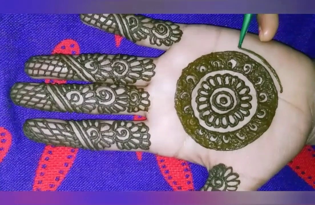 2020 latest goltikki mehndi design