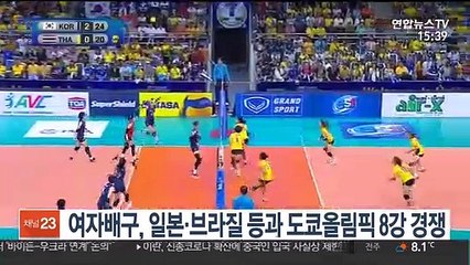 여자배구, 일본·브라질 등과 도쿄올림픽 8강 경쟁