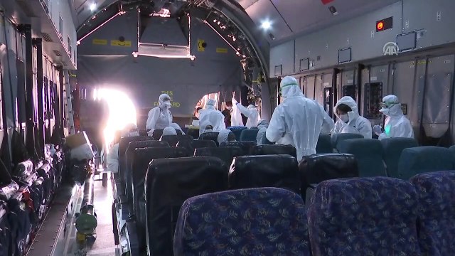 Çin'deki Türkiye vatandaşlarını getirecek askeri uçak Vuhan'dan havalandı