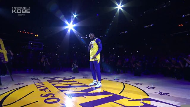 L'hommage émouvant de LeBron James pour Kobe Bryant
