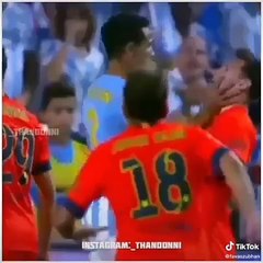 Football best moment in messi and ronaldo