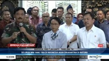 Download Video: WNI dari Wuhan Akan Dikarantina di Natuna