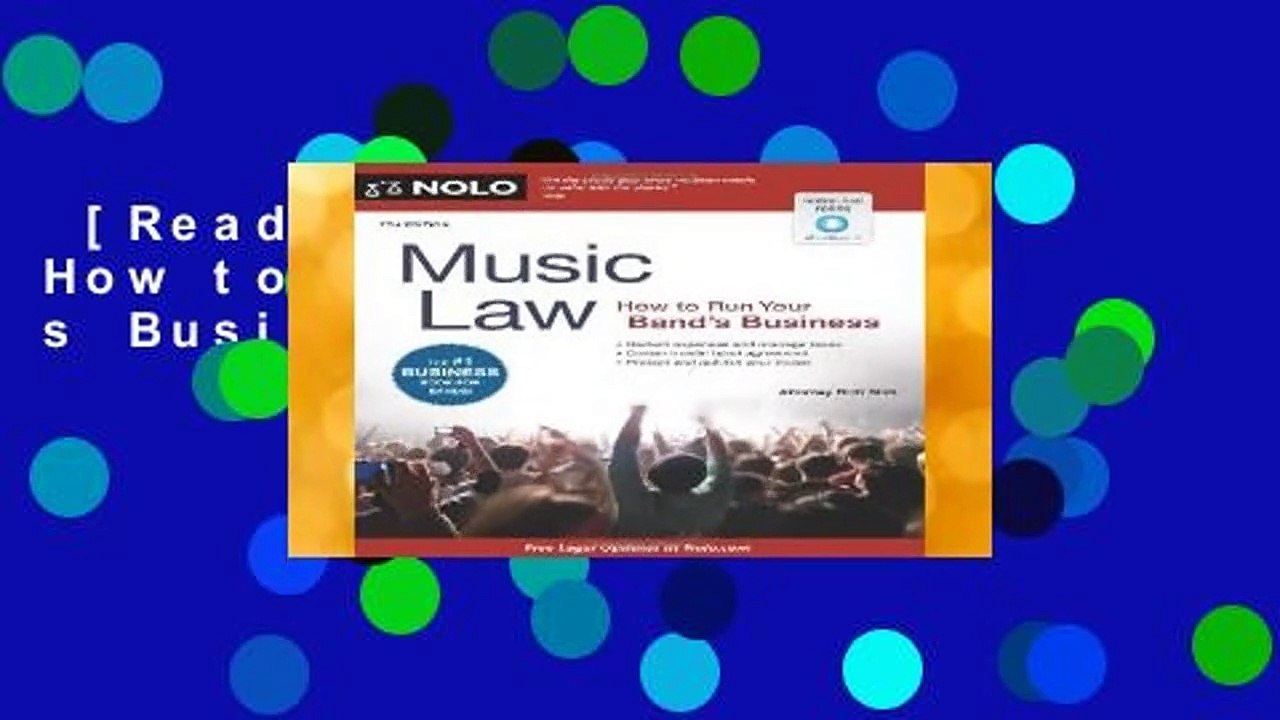 [Read] Music Law: How to Run Your Band s Business  For Free