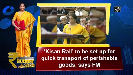 Budget 2020: ‘Kisan Rail’ to be set up for quick transport of perishable goods, says FM