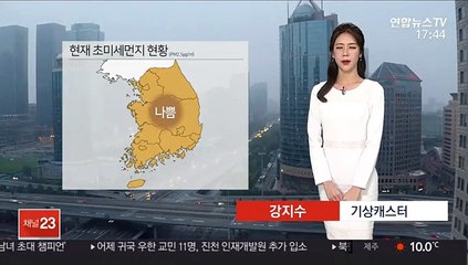 [날씨] 내일 오후부터 먼지 옅어져…다음주 반짝 한파