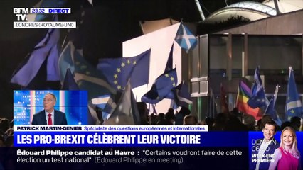 Les pro-Brexit célèbrent leur victoire - 31/01