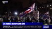 Les Britanniques fêtent leur départ de l'Union européenne devant le Parlement de Londres