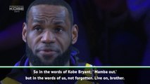 LeBron leads Lakers' tribute to Kobe