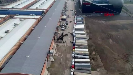 Bursa diyanet işleri ali erbaş, elazığ'a giden 41 yardım tır'ını dualarla uğurladı