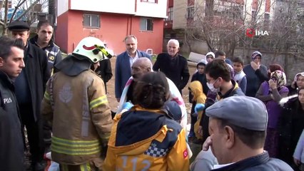 Ümraniye’de yaşlı adamın içtiği sigara evi yaktı