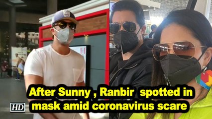 After Sunny Leone, Ranbir Kapoor spotted in mask amid coronavirus scare