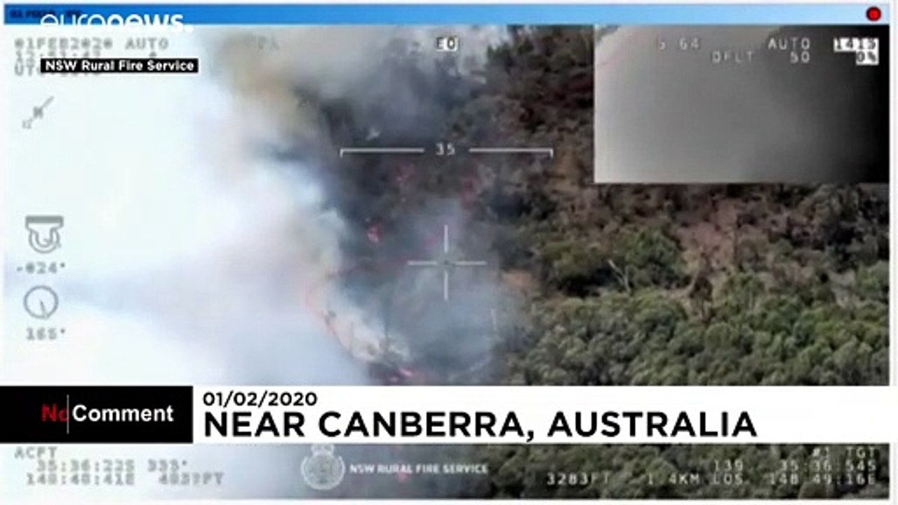 Wildfires threaten villages near the Australian capital Canberra