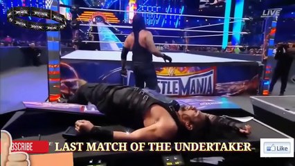 Roman Reigns vs the undertaker death fight singles