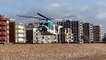Air ambulance takes off from Worthing seafront
