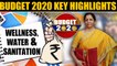 Budget 2020 | Wellness, Water and Sanitation | Key Highlights | Oneindia News