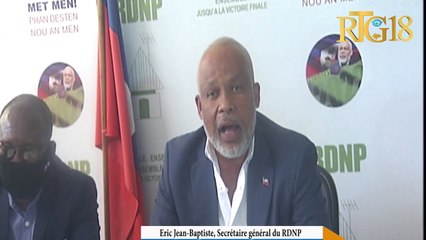Entèvansyon dirijan pati RDNP yo sou fenomèn ensekirite, pwoblèm ekonomi ak sanitè peyi a ap fè fas