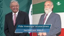 Fernández de Cevallos presenta denuncia de hechos contra AMLO por dichos en mañanera
