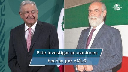 下载视频: Fernández de Cevallos presenta denuncia de hechos contra AMLO por dichos en mañanera