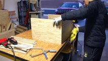 Workshop Air Cleaner. Diy Mobile Air Cleaner Cart. Diy Air Filter Cart.