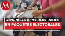 Acusan duplicidad de boletas electorales en paquetes abiertos en Tapachula, Chiapas