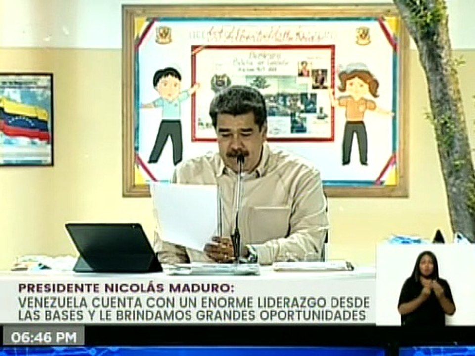 Pdte. Maduro: Venezuela cuenta con un enorme liderazgo desde las bases y brindamos oportunidades