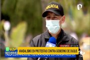 Colombia: reportan vandalismo en la última jornada de protestas