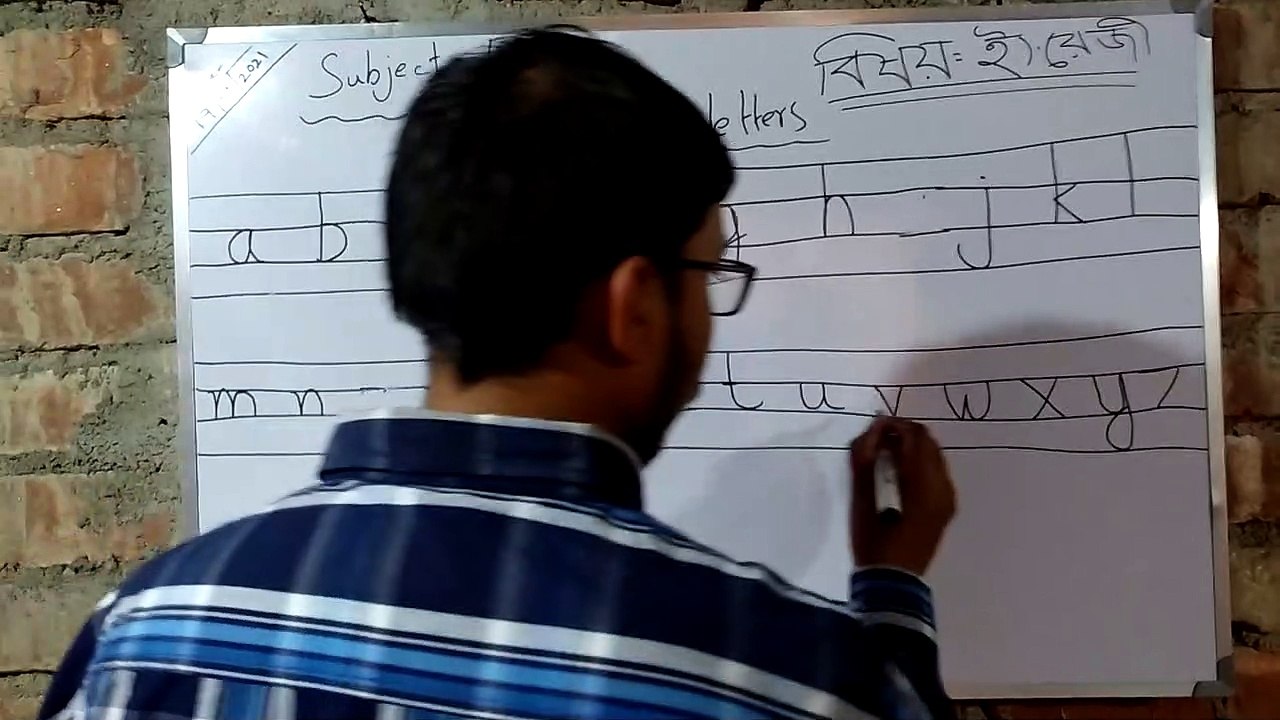 Classes about missing letters....