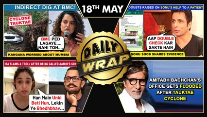 Kangana Taunts BMC, Aamir's Daughter Ira Khan Angry, Sonu Sood Accused | Top 10 News