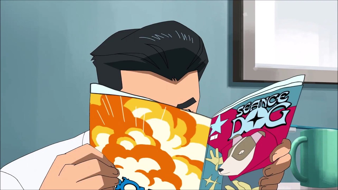 - Just get out OmniMans son Mark Grayson and his Mom toilet scene  Invincible 2021_#Cartoon Network Web