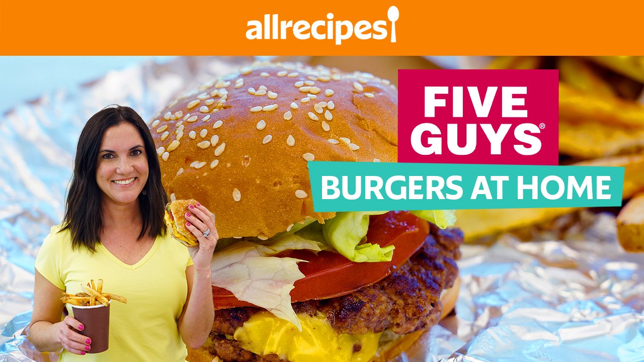 The PERFECT Five Guys Burgers and Fries Recipe...