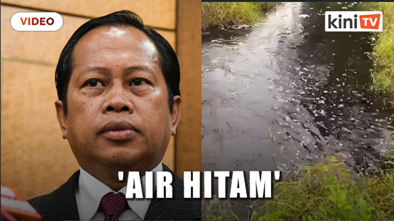 Ahmad Maslan sedih air parit jadi hitam di kampungnya